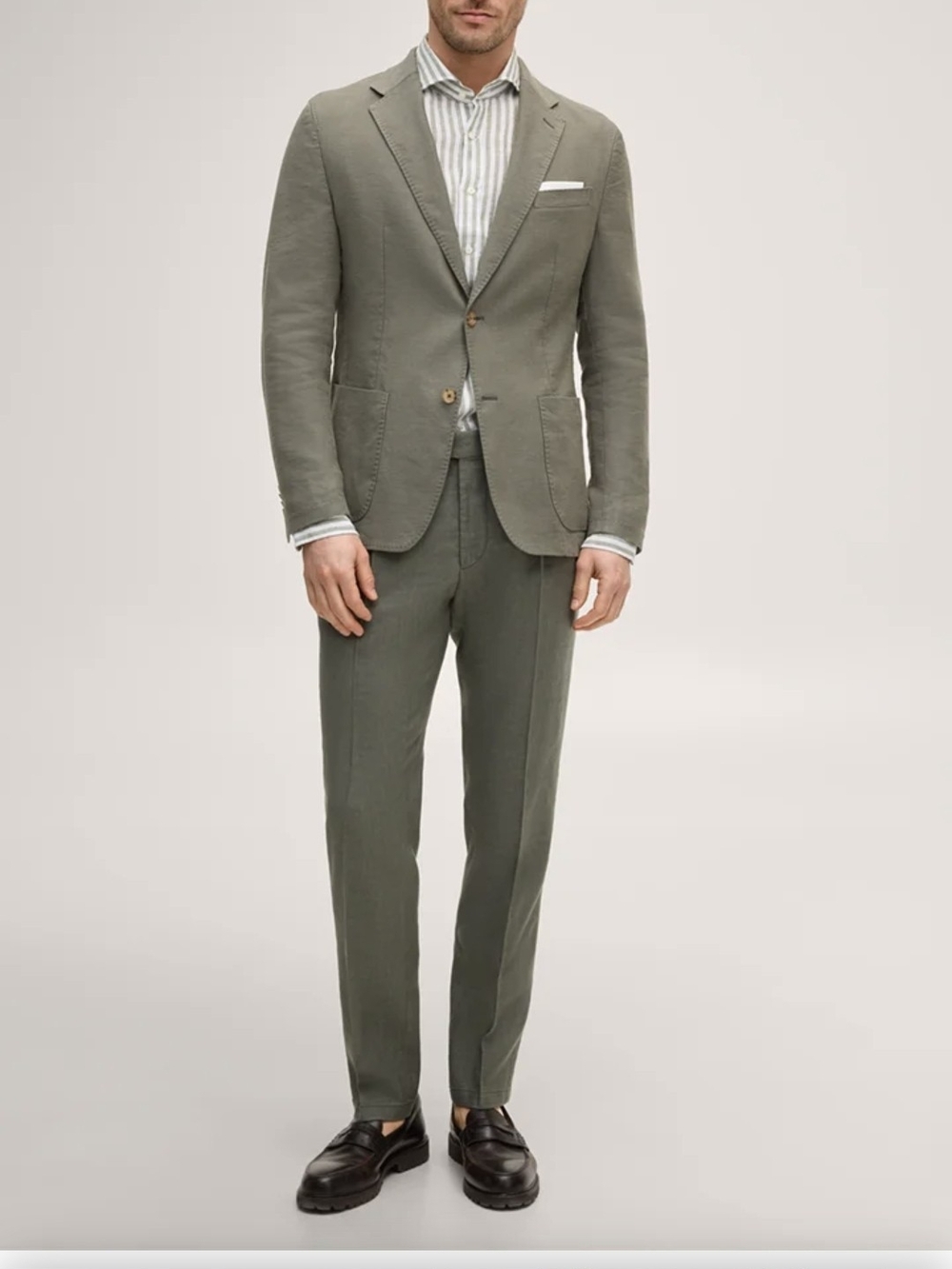 Windsor Olive Green Two-Piece Suit